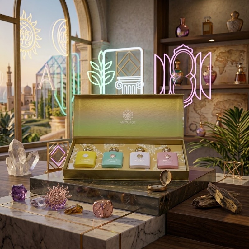 AMOUAGE Perfume Gift Set Unise - The Collection Perfume Fragrance 评论和价格