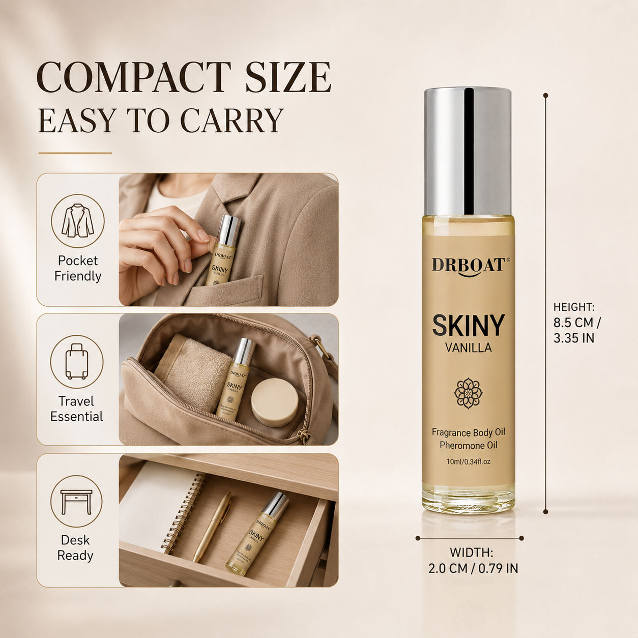 Men Roll On Fragrance Oil, Ski - Perfume Alcohol Fragrance 评论和价格