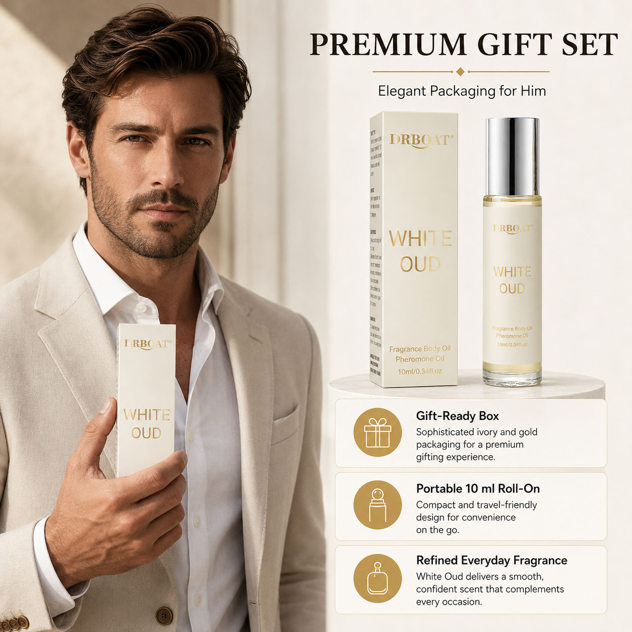 Men Roll-on Perfume Oil,Fresh  - Perfume Alcohol Fragrance 评论和价格
